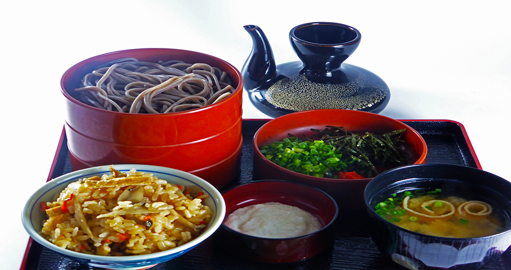 [写真]割子そば定食
